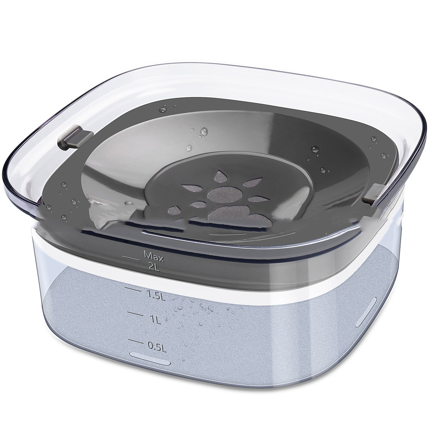 70oz/2L Spill Proof Dog Water Bowl - Barking Dog Shop