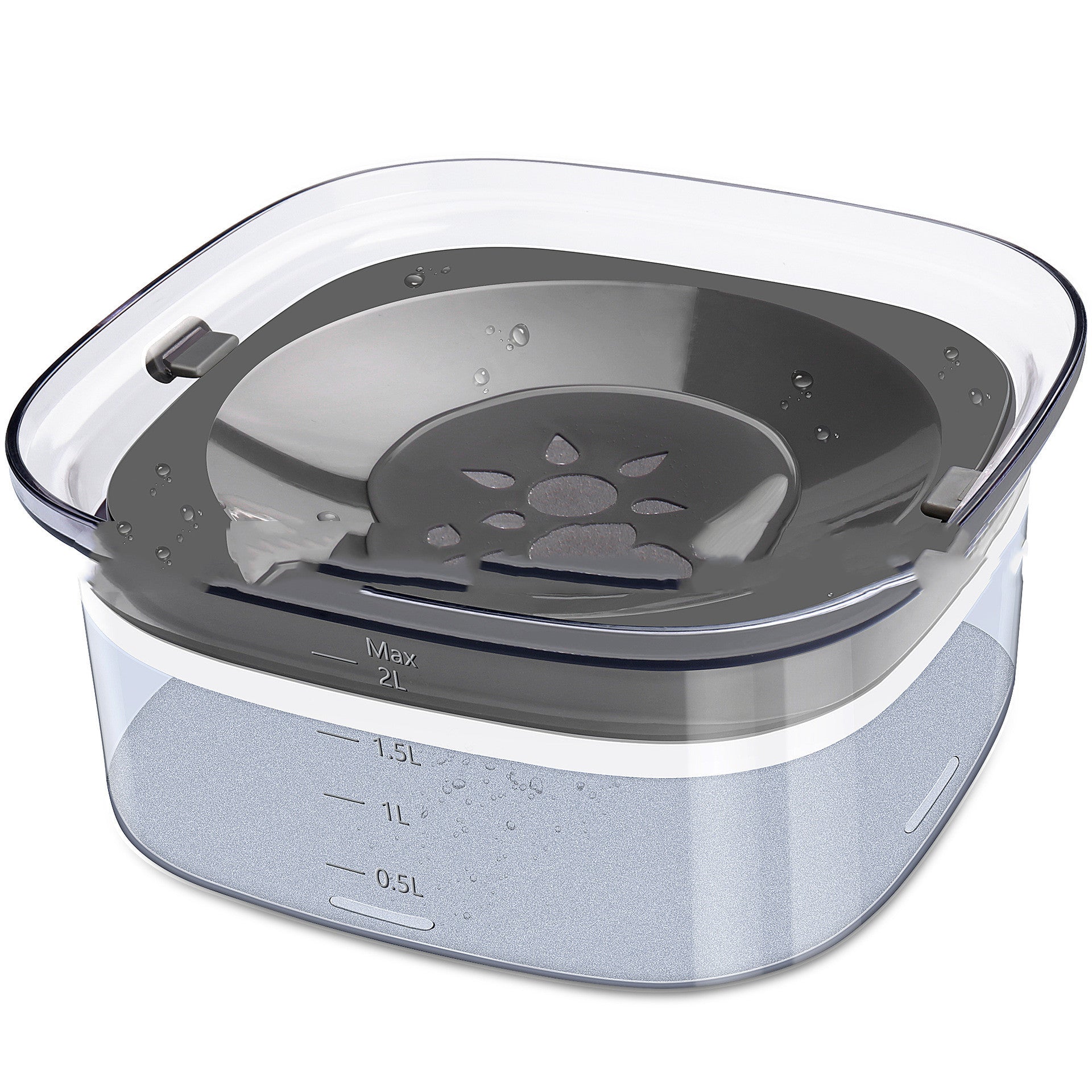 70oz/2L Spill Proof Dog Water Bowl - Barking Dog Shop